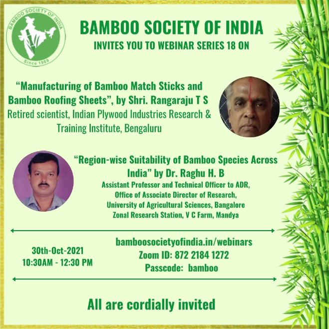 Manufacturing of Bamboo Match Sticks and Bamboo Roofing Sheets, Region-wise Suitability of Bamboo Species Across India