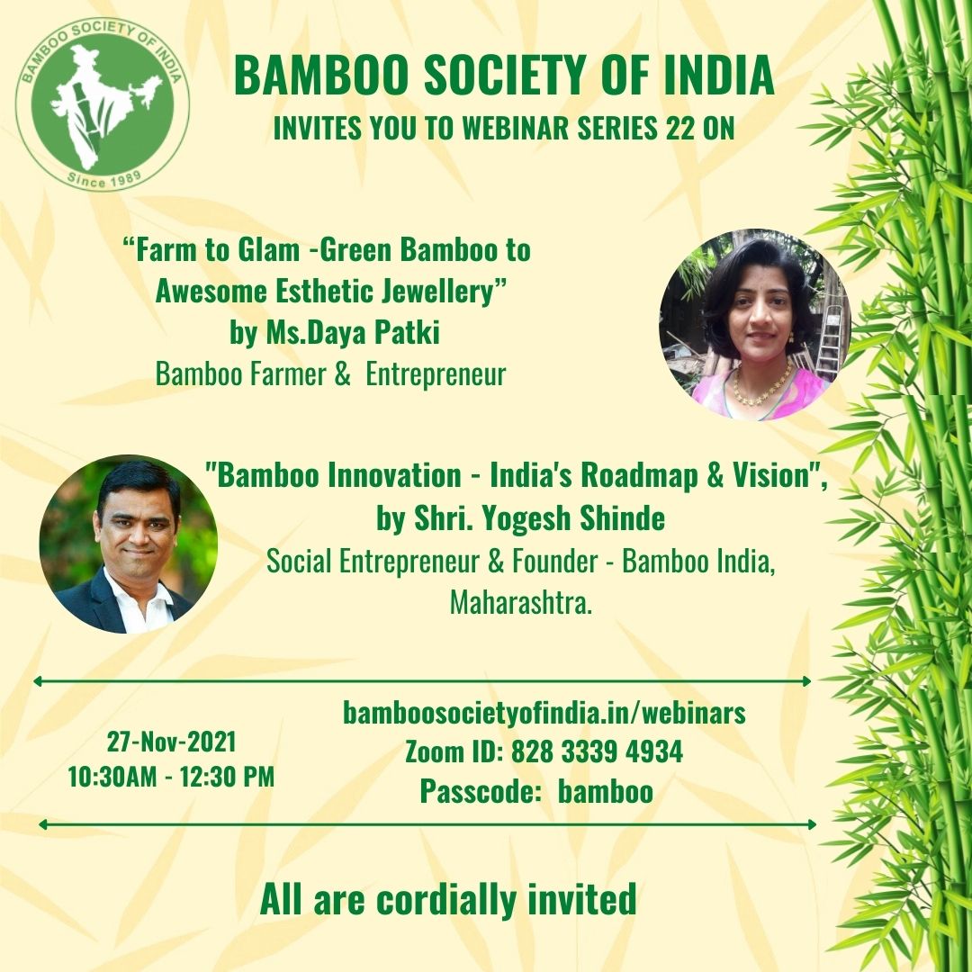 Bamboo Innovation - India's Roadmap and Vision