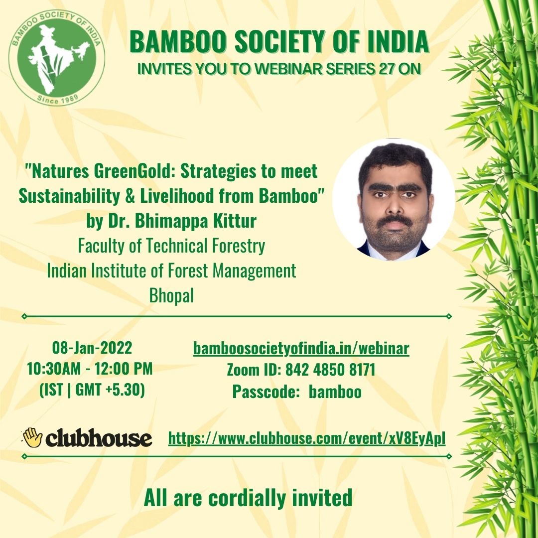 Nature's Green Gold: Strategies to meet sustainability and livelihood from Bamboo