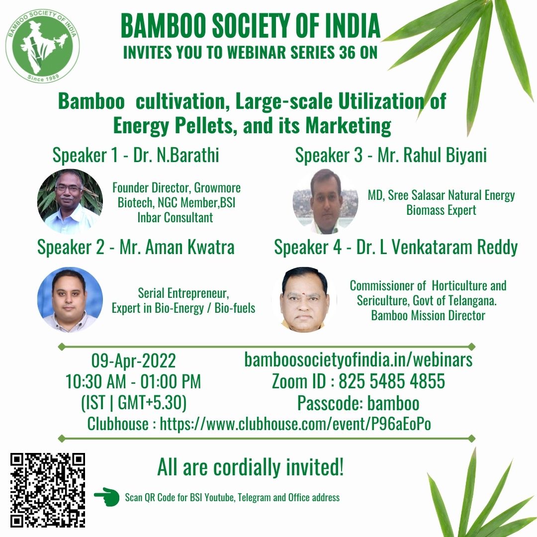 Bamboo Cultivation and Large-scale  Utilization of Energy Pellets and its Marketing