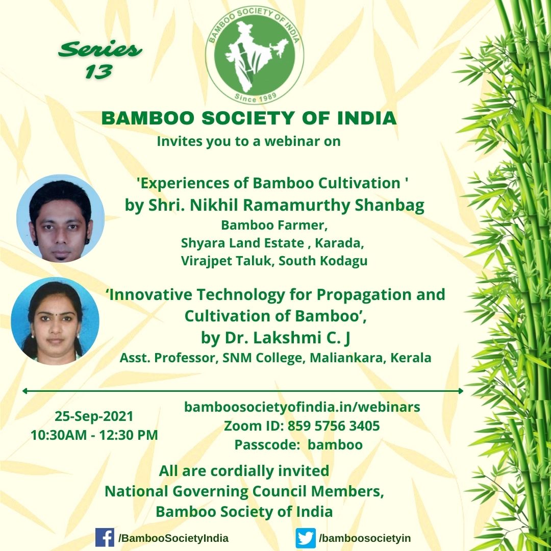 Experiences of Bamboo Cultivation